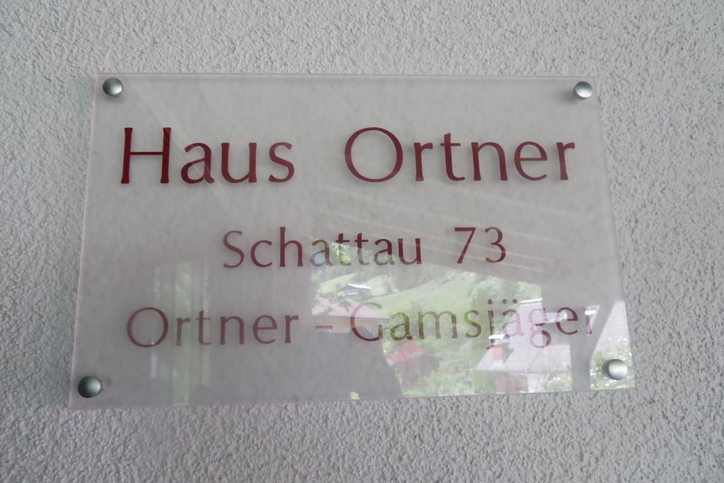 Apartamento Haus Ortner Russbach am Pass Gschütt Exterior foto